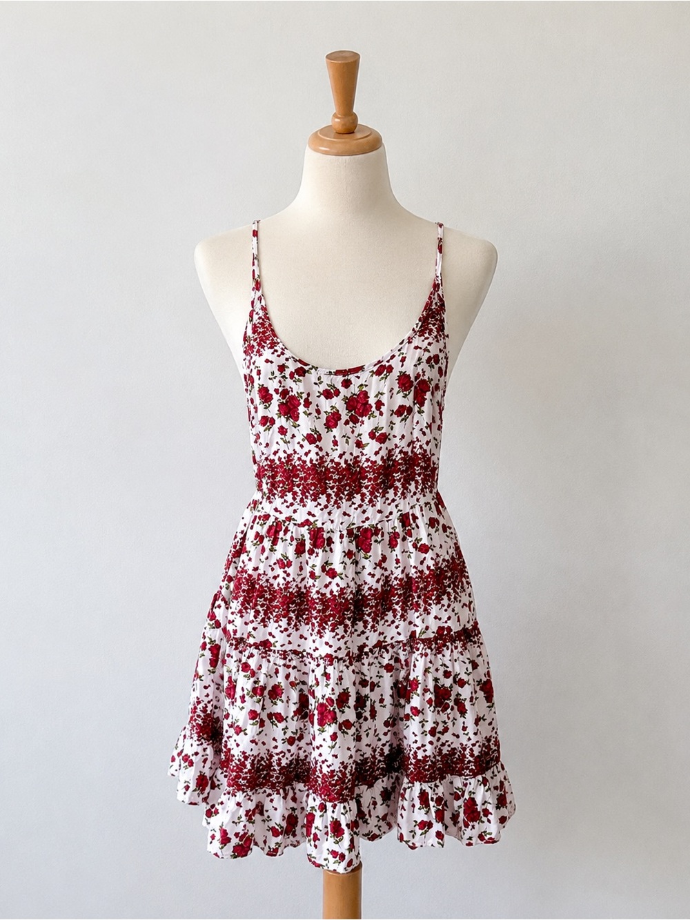 Brandy Melville Floral Mini Dress/Tunic Coquette Soft Girl Babydoll